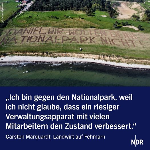 "Daniel, wir wollen deinen Nationalpark nicht!"