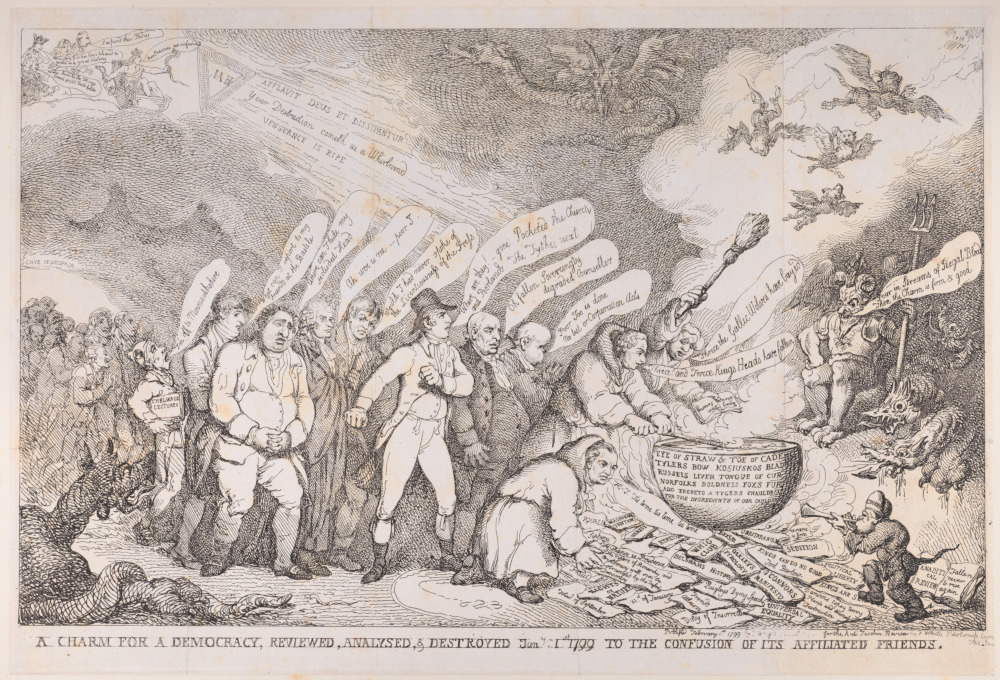 A Charm for a Democracy, Reviewed, Analysed, & Destroyed Jan 1 1799 to the Confusion of its Affiliated Friends