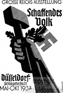 Der erste Preis im Plakatwettbewerb,  Entwurf von Arno Drescher Q DN 5.8.1936