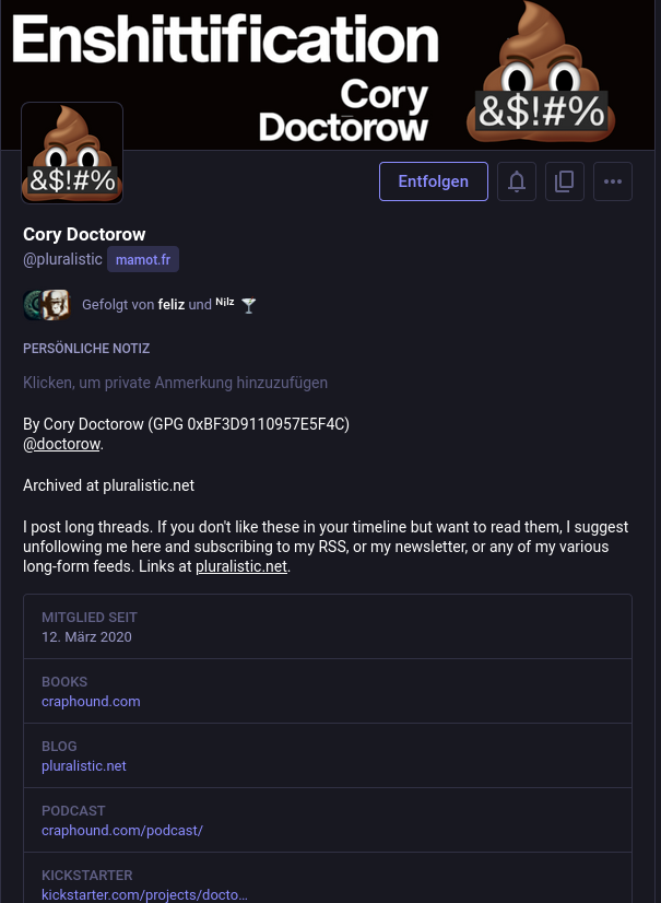 Enshittification Cory Doctorow